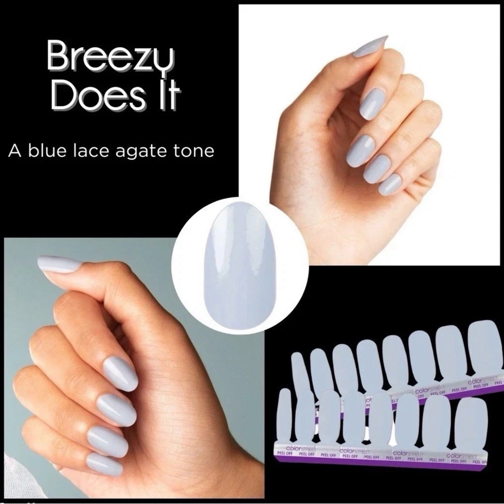 Color Street Breezy Does It Color Strips New